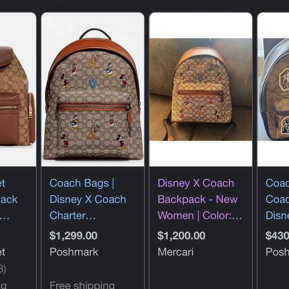 Coach x Disney 50 year Anniversary Bookbag - Picture 15 of 16